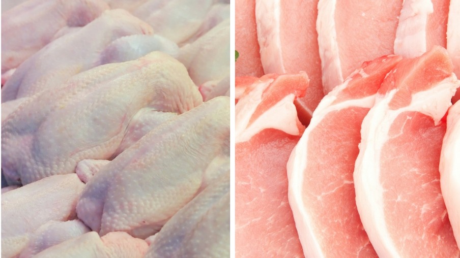Preços do frango continuarão em alta, enquanto os da carne suína cairão em SP