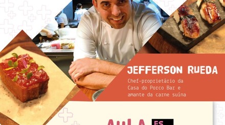 Aula Show com Chef Jerferson Rueda é um dos destaques do segundo dia de AveSui