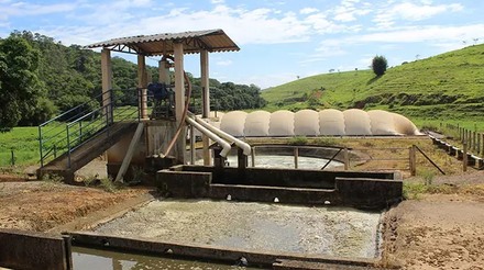 Transformação de estrume suíno em energia elétrica na principal produtora de carne suína no Brasil