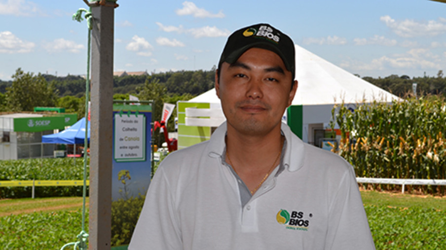 Michel Tamura, engenheiro agrônomo da BS Bios