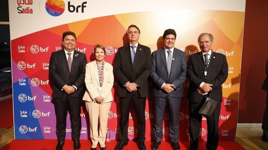 Ministra Tereza Cristina e Presidente Jair Bolsonaro visitam unidade de processamento da BRF Foods em Abu Dhabi