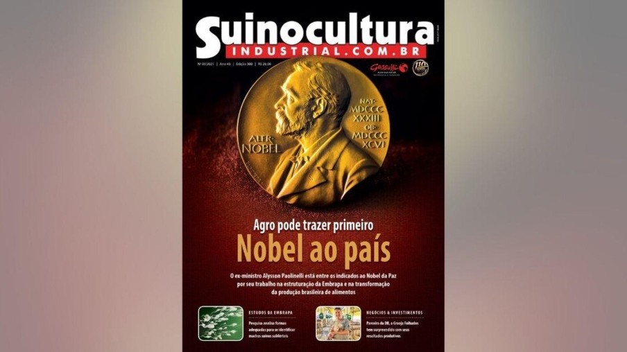 Agro pode trazer Prêmio Nobel ao país e é o tema da nova Suinocultura Industrial