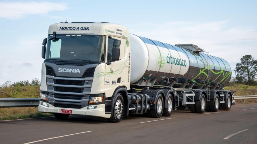 Empresas comprovam viabilidade no custo do transporte do caminhão movido a GNV