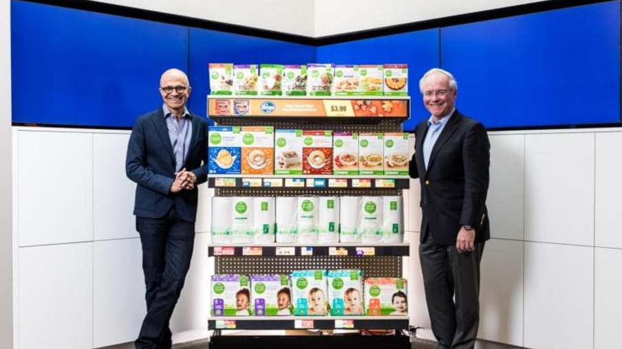 Microsoft se junta à Kroger para criar supermercado do futuro