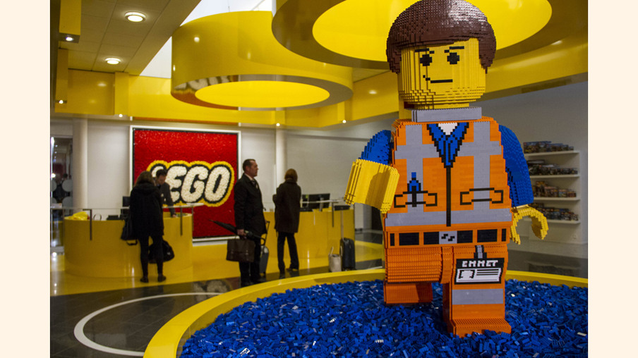 A Lego brick figurine of Emmet Brickowoski, a character from “The Lego Movie”, stands in the reception area at the headquarters of Lego A/S in Billund, Denmark, on Wednesday, Feb. 25, 2015. Lego said full-year revenue advanced 13 percent, outpacing the building-block maker’s key rivals, helped by toys based on “The Lego Movie.” Photographer: Freya […]