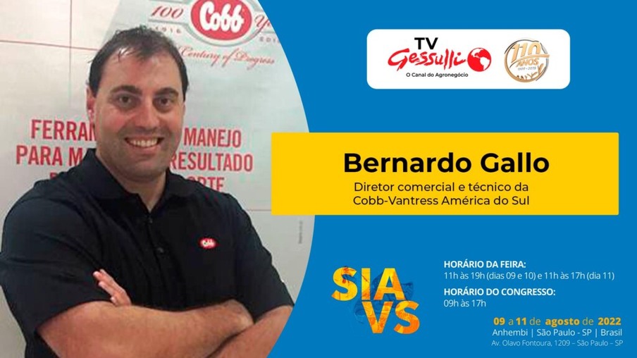 Competitividade da avicultura brasileira | Bernardo Gallo - Cobb-Vantress América do Sul
