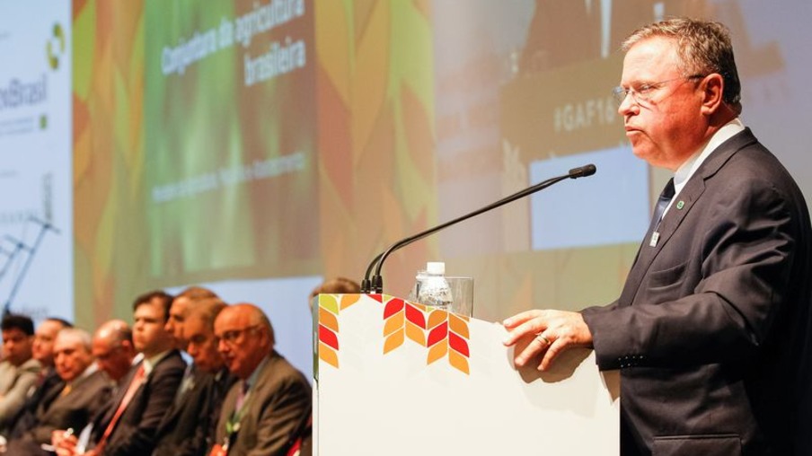 São Paulo – Presidente em exercício Michel Temer durante Abertura Oficial do Global Agribusiness Forum 2016.(Beto Barata/PR)
