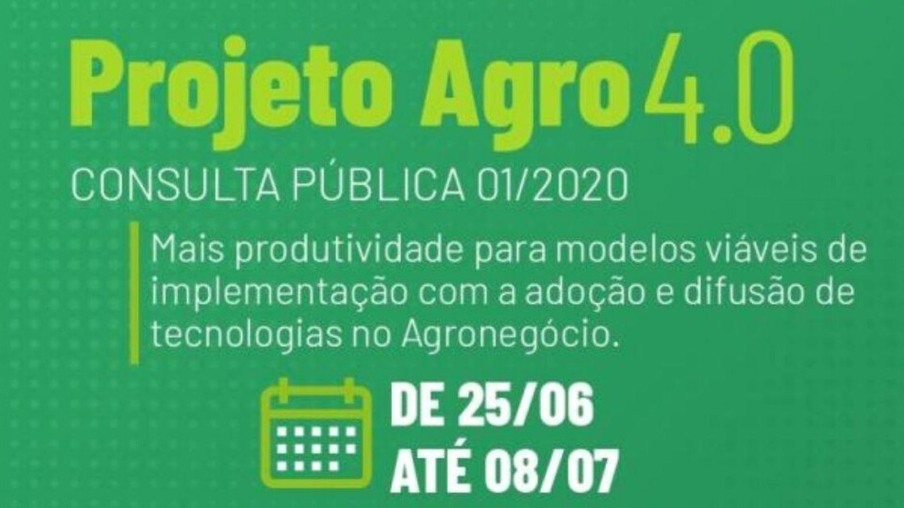 ABDI abre consulta pública para projeto Agro 4.0