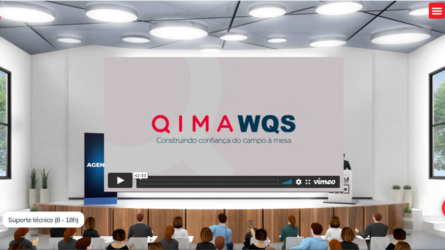 QIMA/WQS debate certificação e sustentabilidade dentro das cadeias produtivas de aves e suínos no Auditório de Inovações