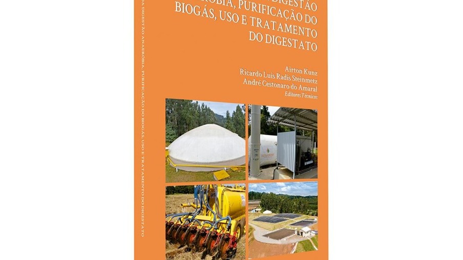 Embrapa lança livro sobre produção e purificação de biogás, uso agrícola e tratamento do digestato