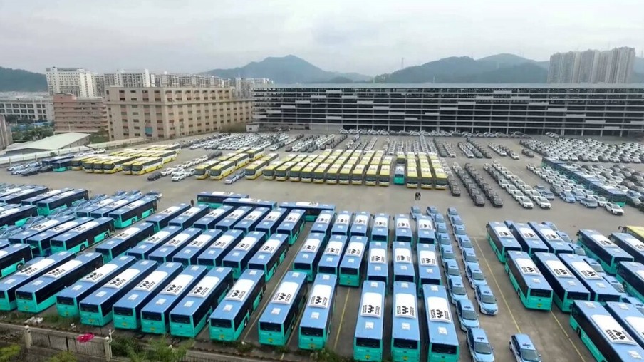 Cidade chinesa terá frota de ônibus 100% elétrica até o final deste ano
