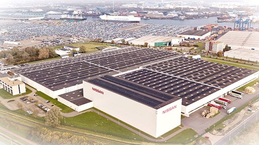 Telhado de fábrica da Nissan na Holanda gera energia para 900 residências