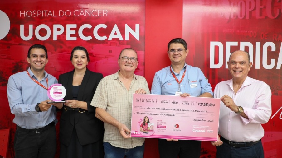 Copacol alcança a marca de R$ 1 milhão em doações para a cura do câncer