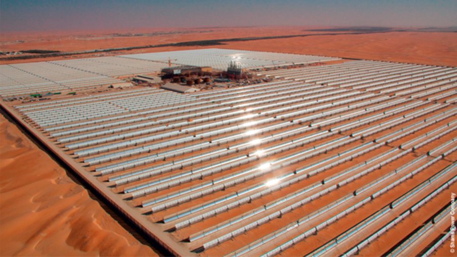 Usina Shams inicia diversificação da matriz energética nos EAU