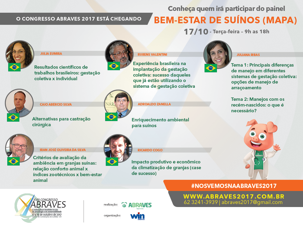 XVIII Congresso Abraves terá abordagem inédita de bem-estar animal