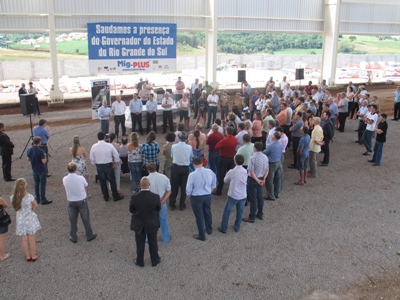 Cerimônia marca ampliação da fábrica da Mig-Plus, em Casca (RS) Cerimônia marca ampliação da fábrica da Mig-Plus, em Casca (RS)