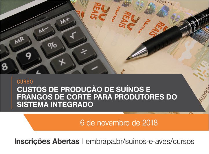 Embrapa Suínos e Aves oferece 48 vagas em cursos presenciais