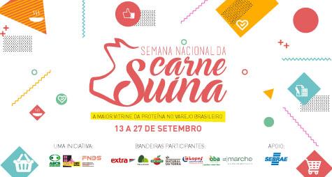 Semana Nacional da Carne Suína incentiva o consumo da proteína