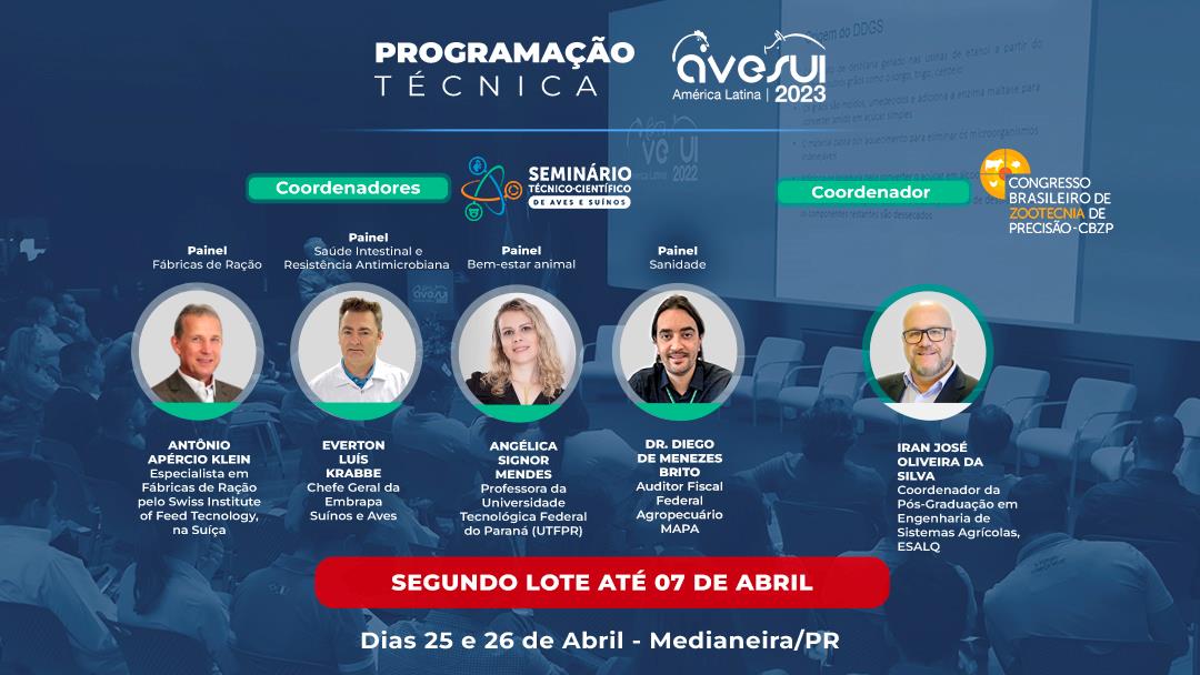 Biosseguridade, Saúde Intestinal e Resistência Antimicrobiana são temas do Seminário Técnico da AveSui Biosseguridade, Saúde Intestinal e Resistência Antimicrobiana são temas do Seminário Técnico da AveSui