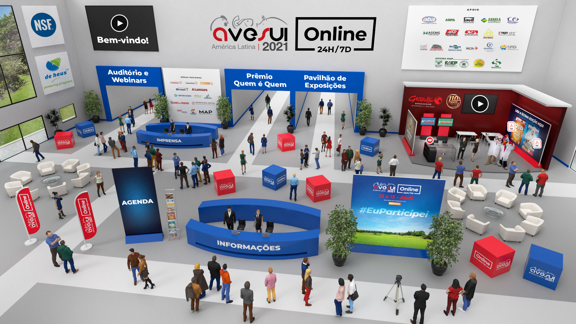 Confira a programação completa da AveSui Online 24h/7d Confira a programação completa da AveSui Online 24h/7d