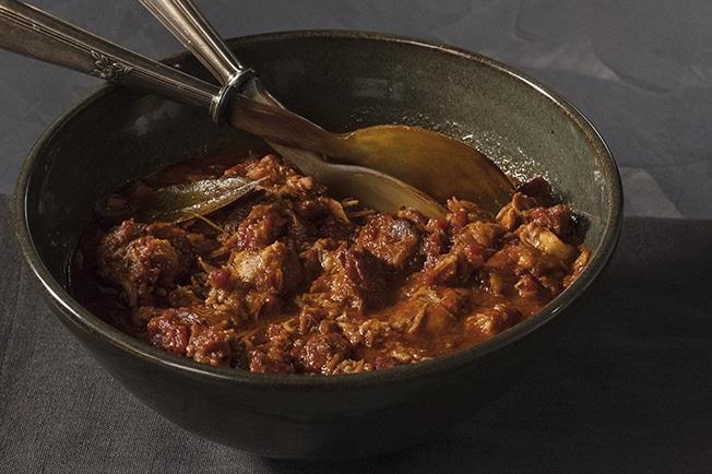 Ragu de costelinha de porco na pressão Ragu de costelinha de porco na pressão