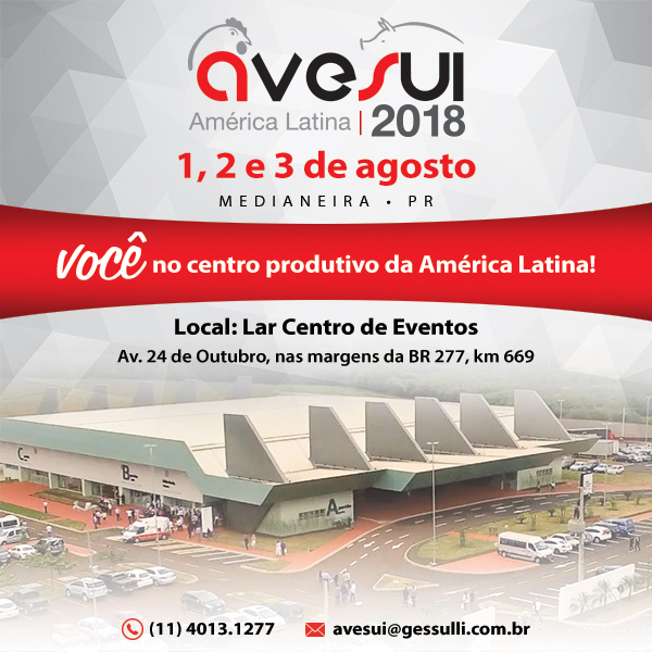 Oeste do Paraná: AveSui 2018 segue para a principal região produtora do Brasil