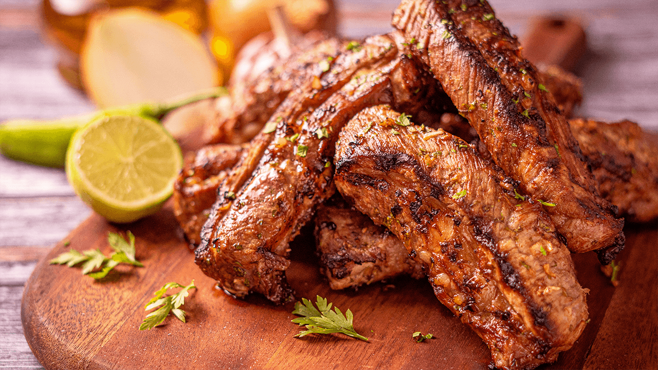 Costelinha suína grelhada