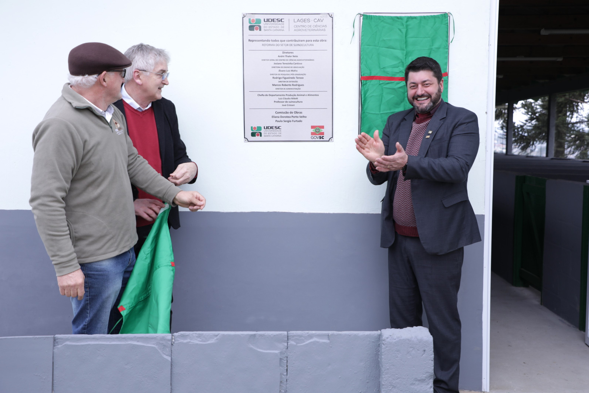 Udesc Lages inaugura obras nos setores de nutrição animal, suinocultura e sanidade animal