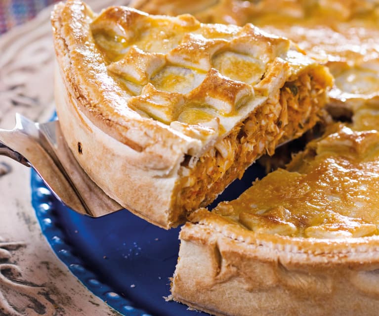 Empadão de frango delicioso