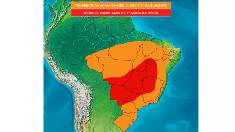 Nova onda de calor intenso: confira os estados afetados Nova onda de calor intenso: confira os estados afetados