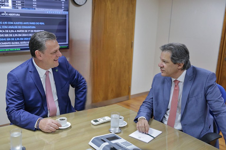 Ministro Fávaro apresenta panorama da agropecuária brasileira ao Ministro Haddad