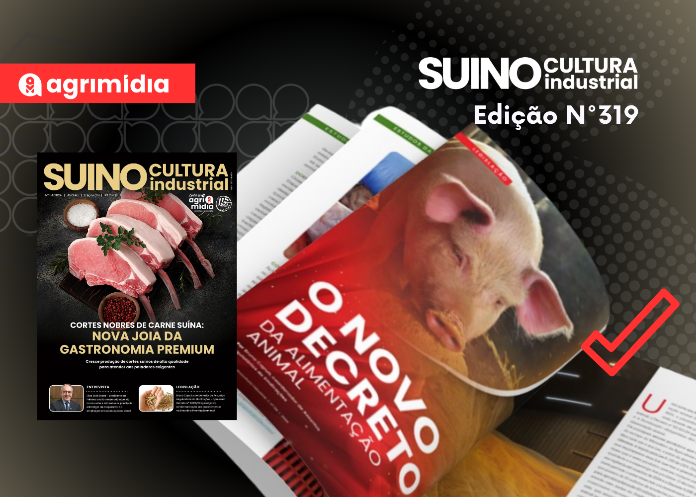Suinocultura Industrial em foco: decreto nº 12.031 que regulamenta a inspeção e a fiscalização obrigatórias dos produtos destinados à alimentação animal