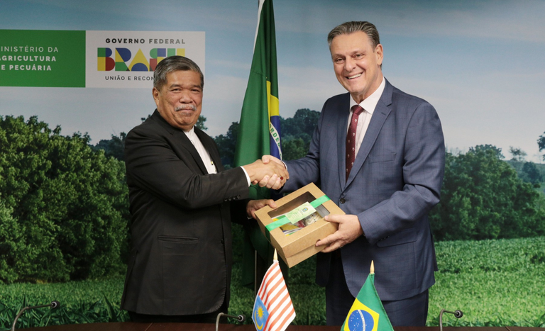 Brasil e Malásia avançam em cooperação comercial no agronegócio Brasil e Malásia avançam em cooperação comercial no agronegócio