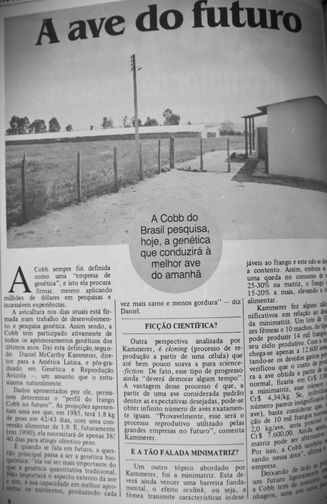 #TBTAgrimidia: Perspectivas promissoras da Cobb em 1981 na Revista Avicultura Industrial