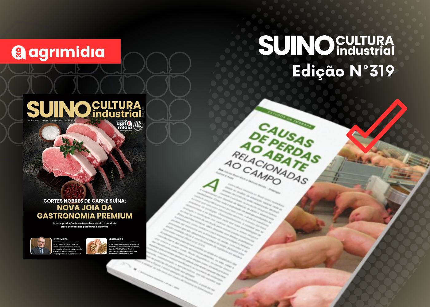 Suinocultura Industrial em foco: Causas de Perdas ao Abate Relacionadas ao campo, segundo Embrapa