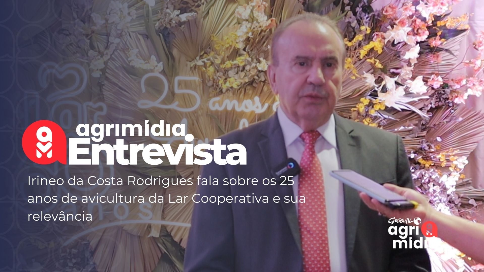 Agrimidia Entrevista: Lar Cooperativa comemora 25 anos na avicultura, com Irineo da Costa Rodrigues Agrimidia Entrevista: Lar Cooperativa comemora 25 anos na avicultura, com Irineo da Costa Rodrigues