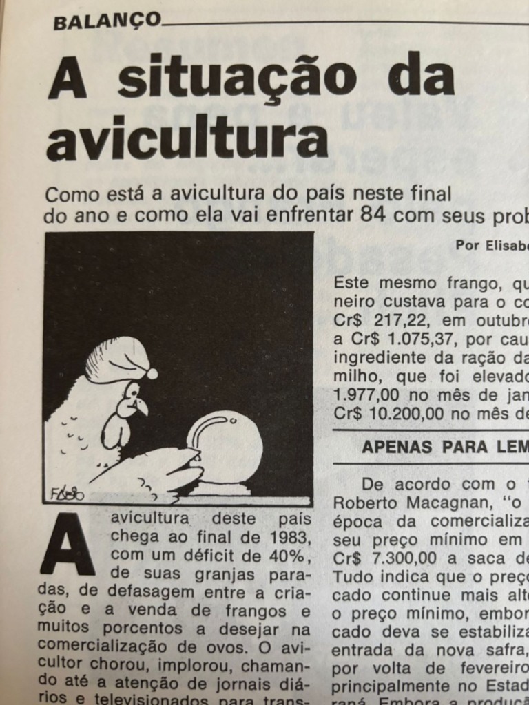 #TBT Agrimídia: Um Retorno à Edição do Anuário Avicultura n°888 de 1983