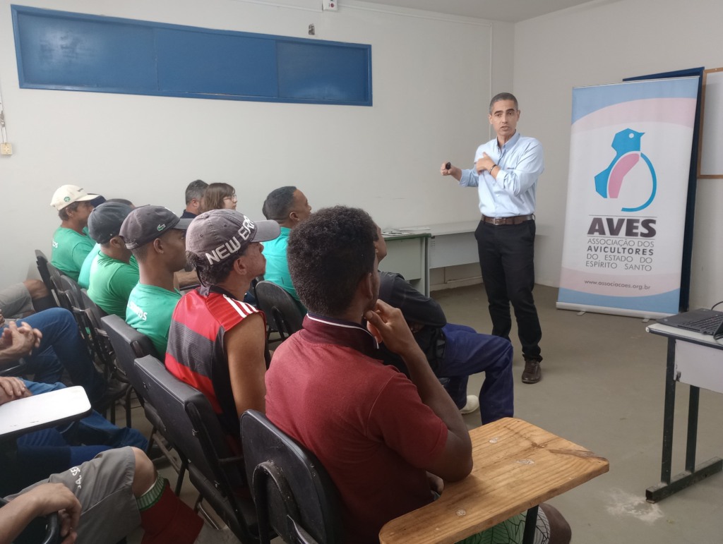 Manejo de apanha de frango de corte é foco de treinamento do Qualificaves