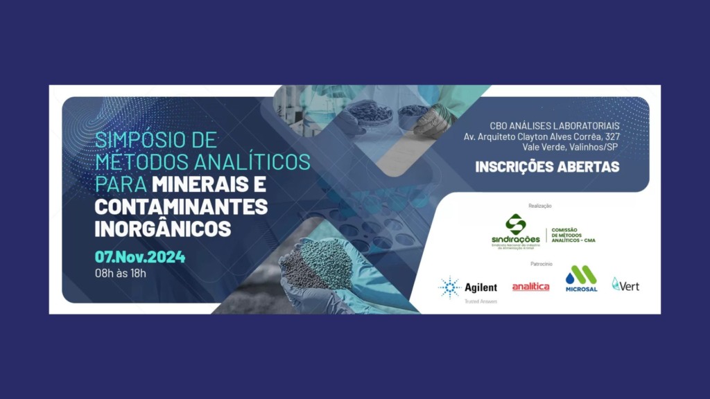 Simpósio de métodos analíticos para minerais e contaminantes inorgânicos