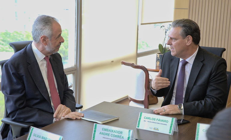 Ministro Fávaro se reúne com o presidente da COP30