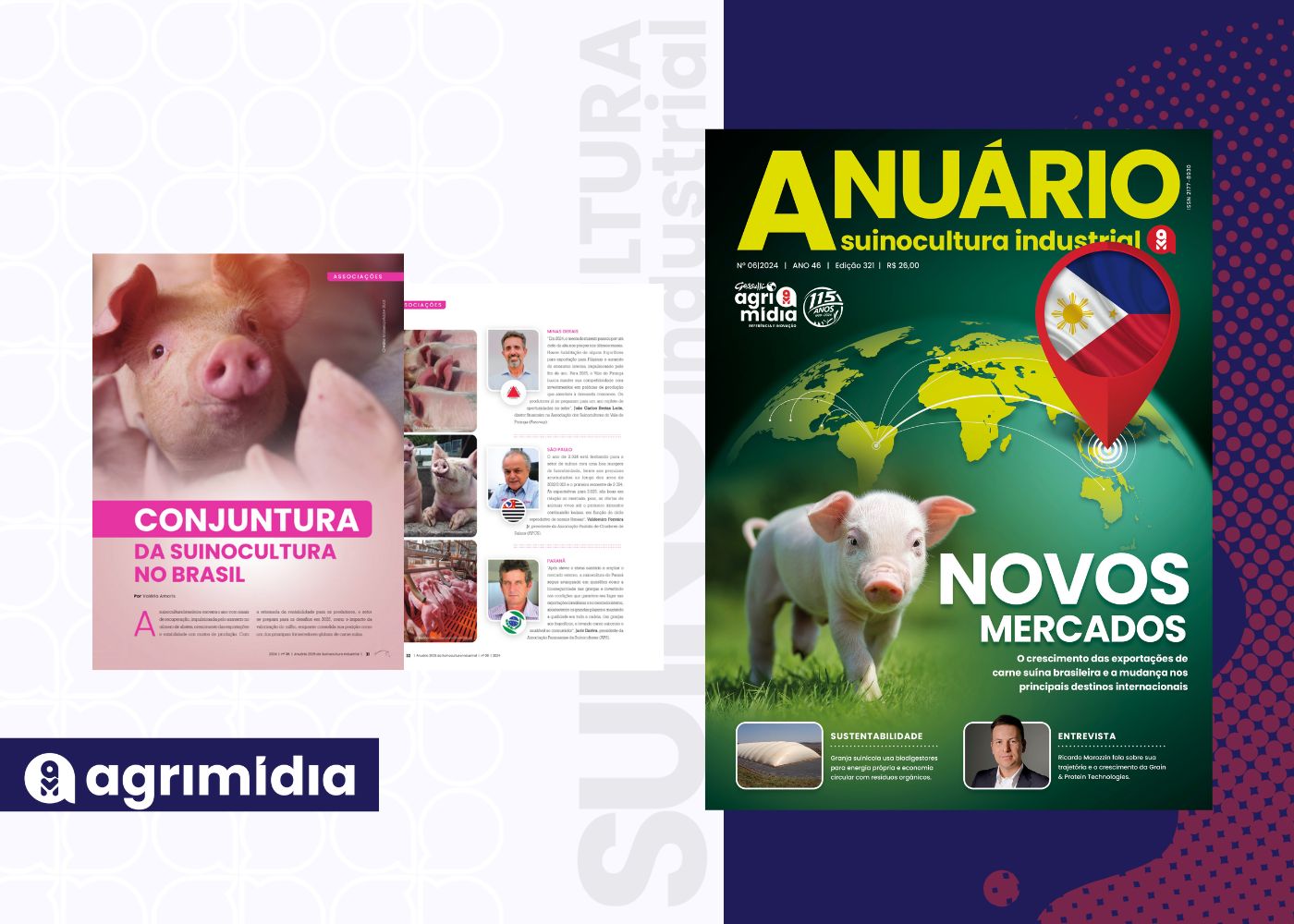 Anuário 2024/2025 Suinocultura Industrial - "Conjuntura da suinocultura no Brasil"