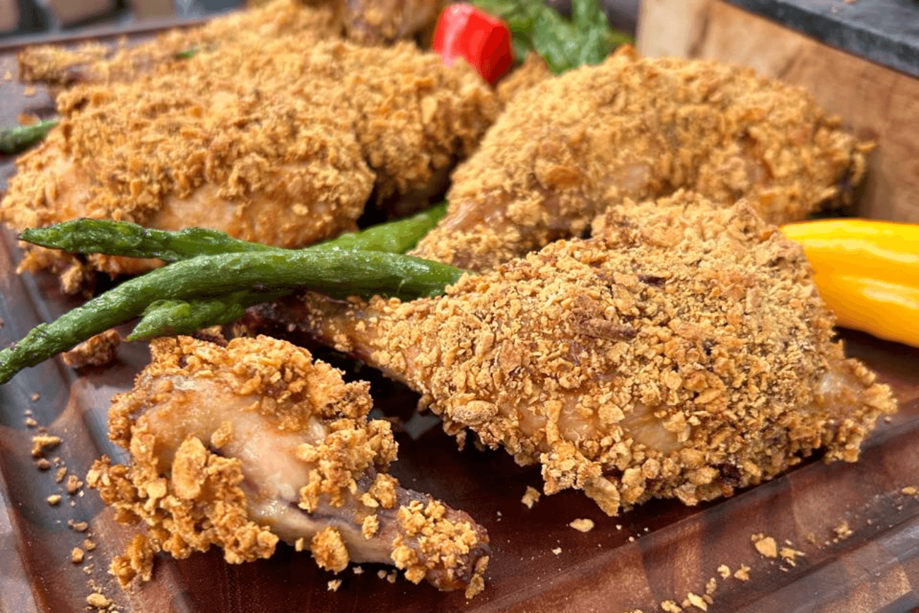 Confira essa ótima receita de frango crocante assado
