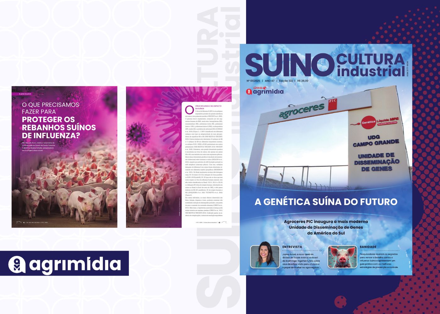 Revista Suinocultura Industrial: O que precisamos fazer para proteger os rebanhos suínos de Influenza?