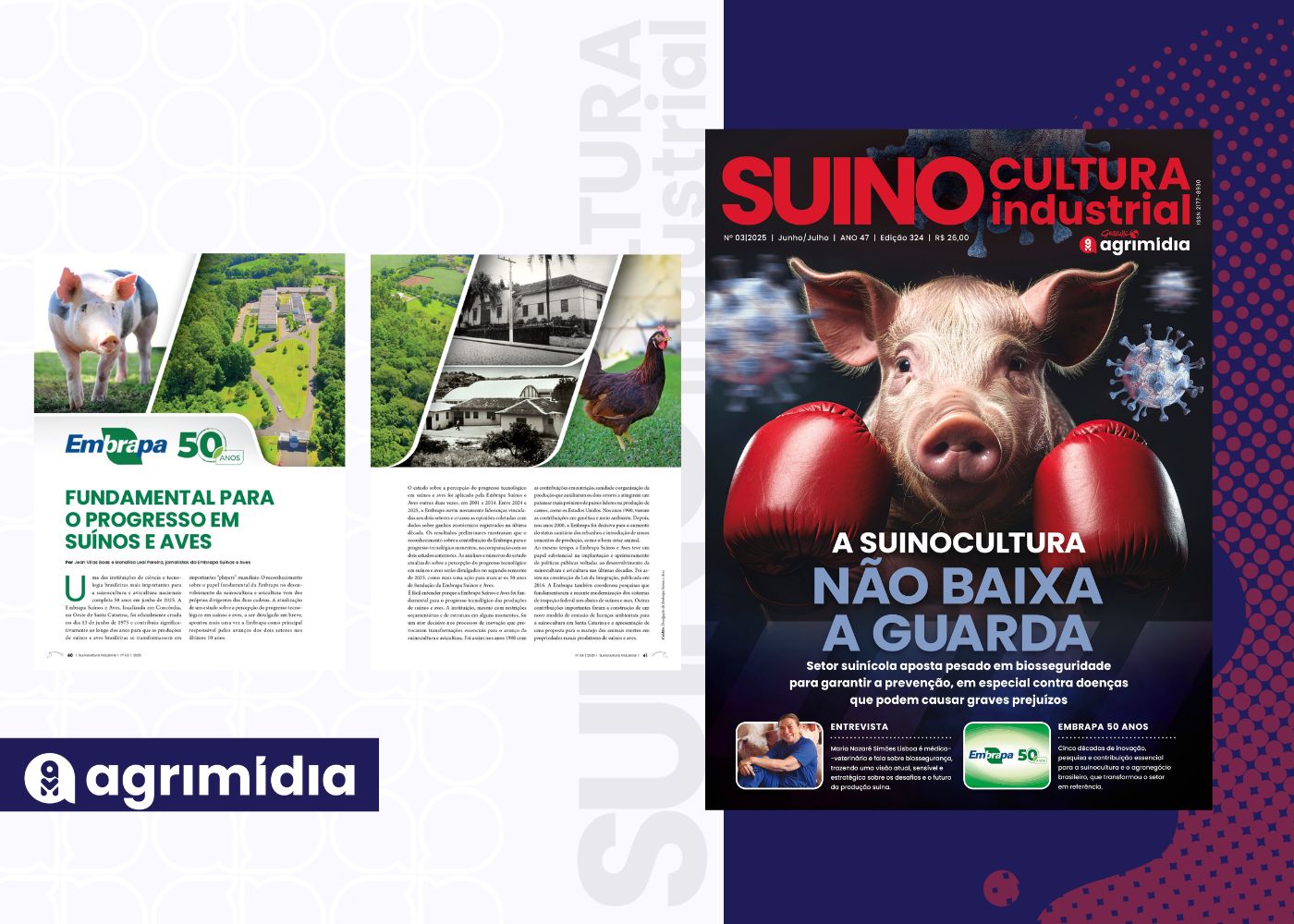 50 anos da Embrapa Suínos e Aves: fundamental para a história da suinocultura e avicultura no Brasil 50 anos da Embrapa Suínos e Aves: fundamental para a história da suinocultura e avicultura no Brasil
