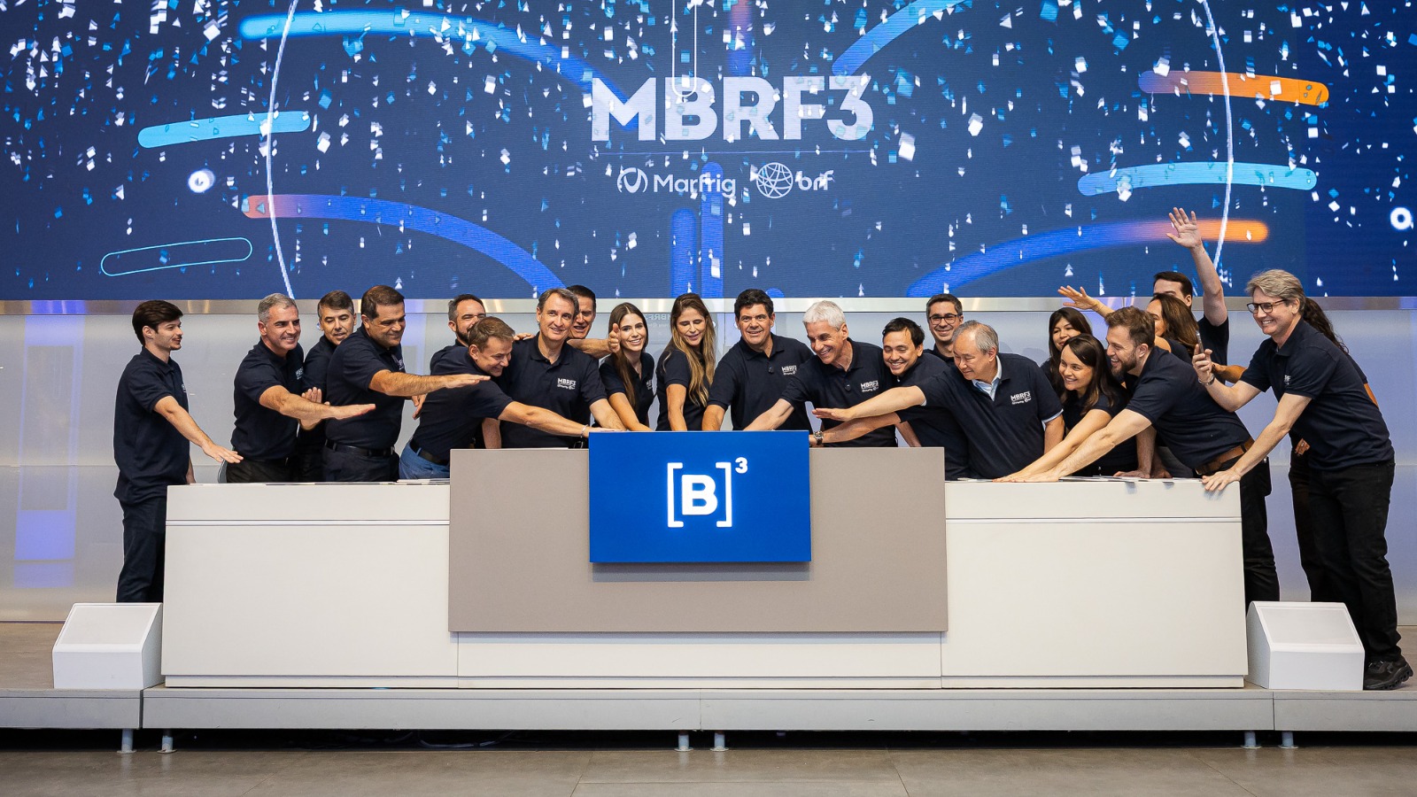 MBRF dá início à sua trajetória na bolsa de valores MBRF dá início à sua trajetória na bolsa de valores