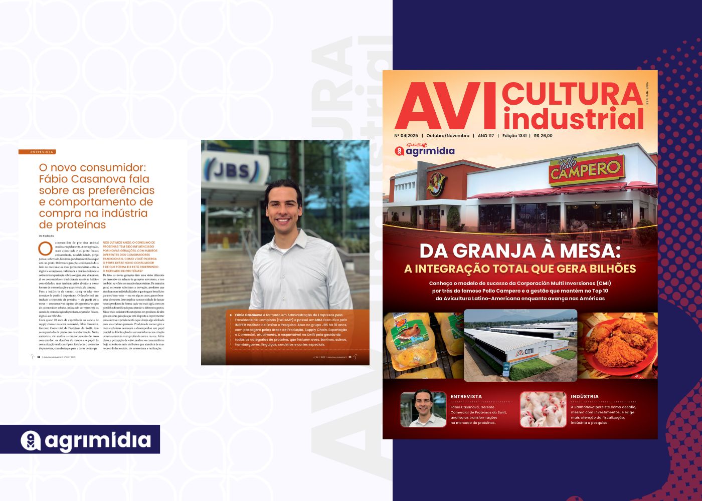 Fabio Casanova da Swift fala sobre o comportamento de compra da nova geração direto da revista Avicultura Industrial
