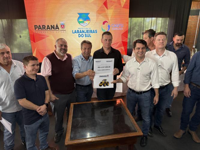 Paraná destina mais de R$ 81 milhões para fortalecer infraestrutura rural na Cantuquiriguaçu Paraná destina mais de R$ 81 milhões para fortalecer infraestrutura rural na Cantuquiriguaçu