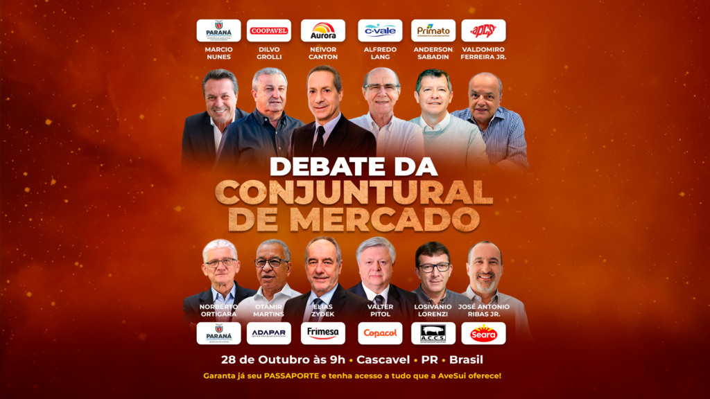 Cenários globais, política e economia em foco: Painel Conjuntural de Mercado é destaque de hoje na AveSui Cenários globais, política e economia em foco: Painel Conjuntural de Mercado é destaque de hoje na AveSui