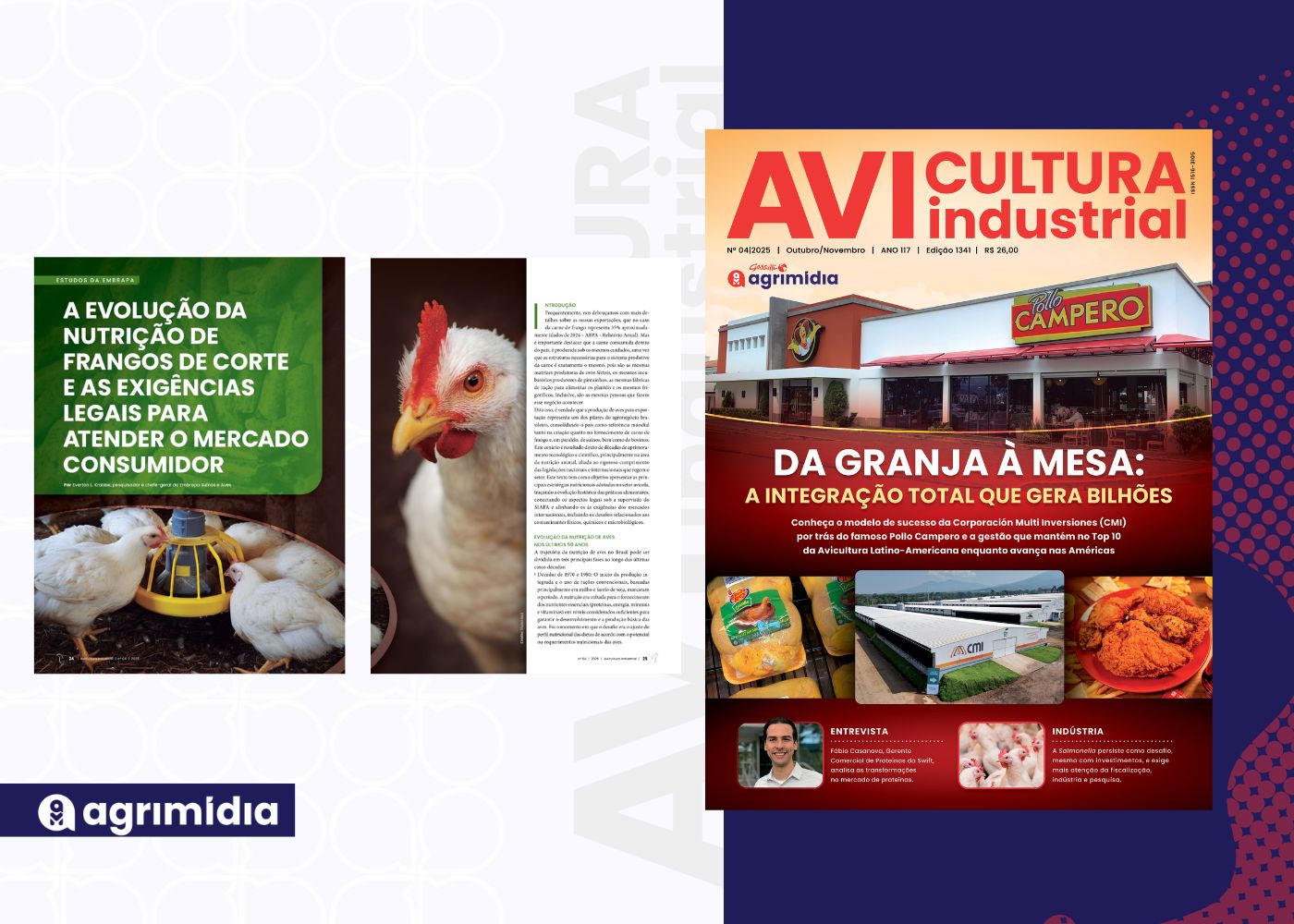 A evolução da nutrição de frangos de corte e as exigências legais na Avicultura Industrial de Outubro