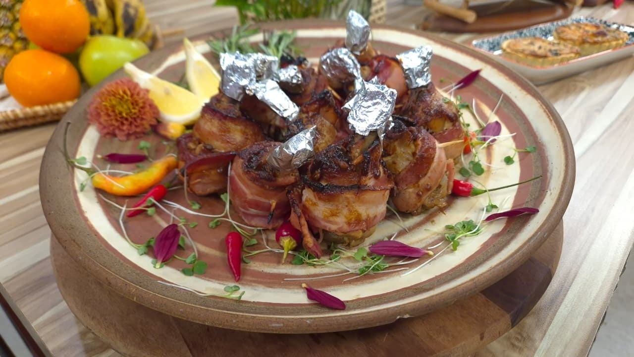 Medalhão de frango glaceado é o que você precisa para esse fim de semana!